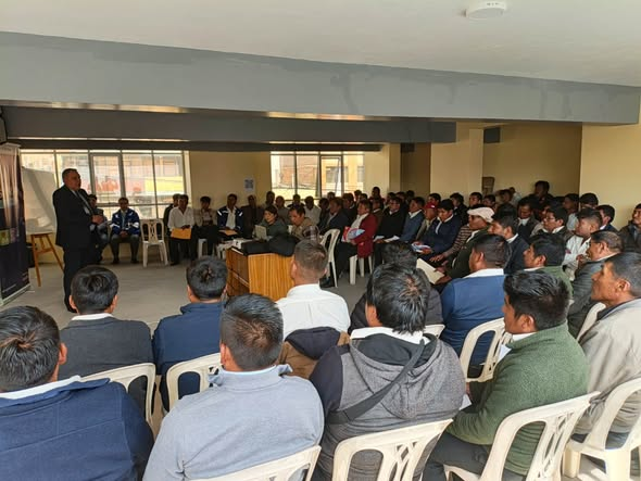 A DIRECCIÓN REGIONAL DE TRANSPORTES Y COMUNICACIONES PRESENTE EN LA SEGUNDA JORNADA DE CAPACITACIÓN A TRANSPORTISTAS DE LA EMPRESA “LOS ÁNGELES”